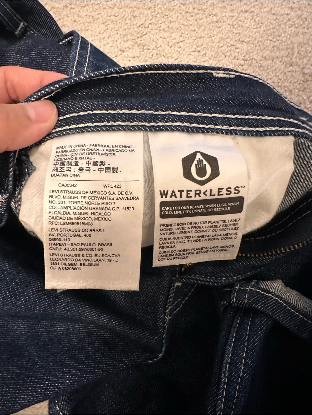 Levi's Women's Dark Blue Boyfriend Jeans - Picture 6 of 12